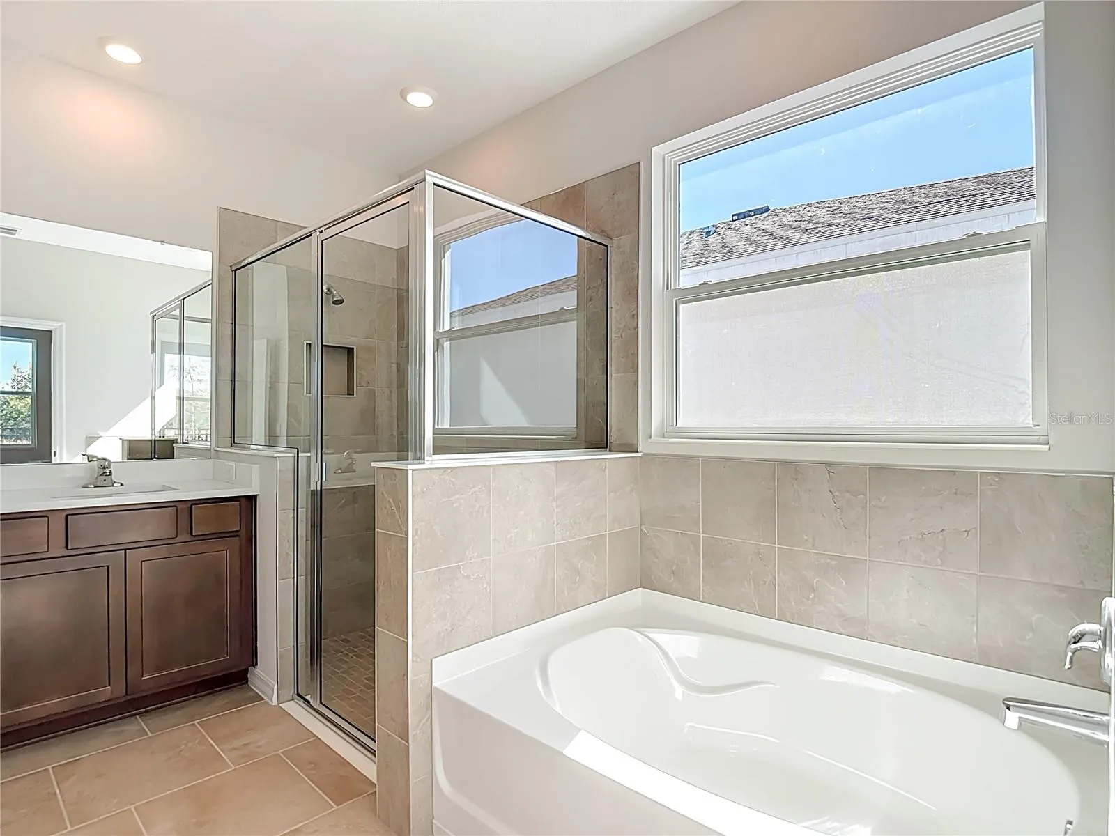 Large Primary Bathroom!