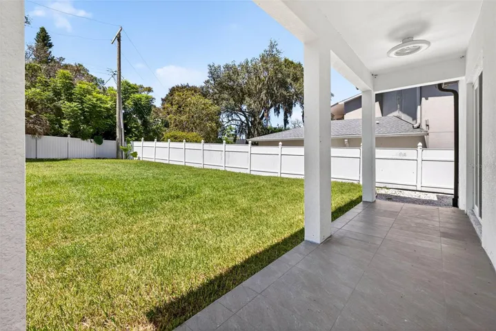 Rear Patio