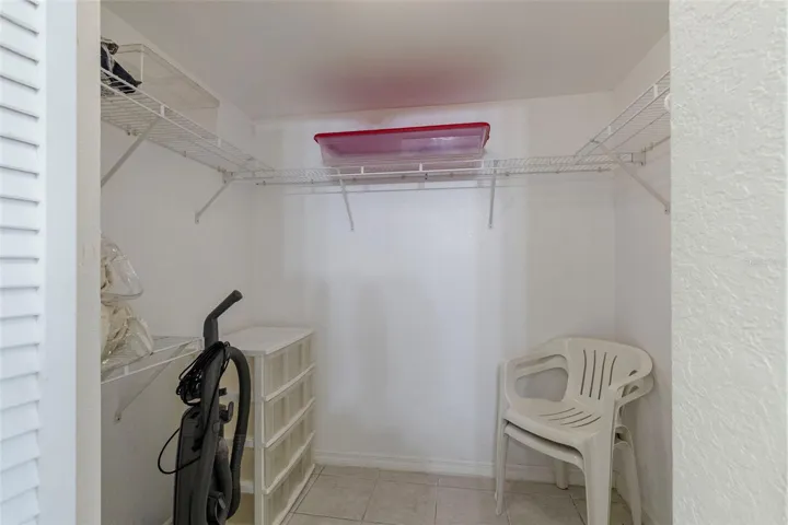 Large walk in closet