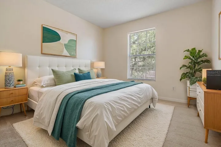 Secondary Bedroom. This photo has been Virtually Staged.