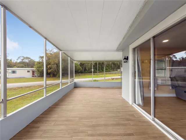 Screened-in porch