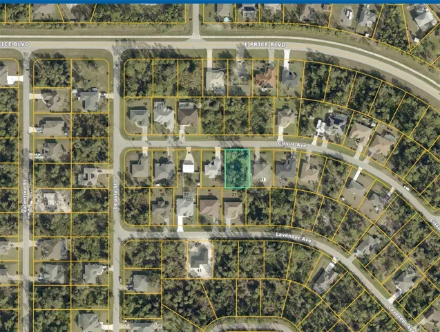 AERIAL MAP WITH OUTLINE