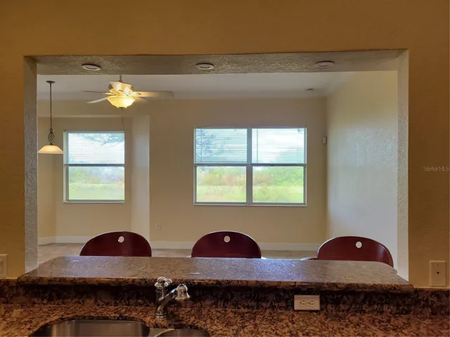 View from Kitchen to Great Room