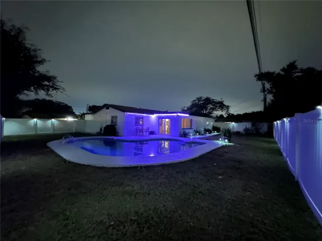 night pool