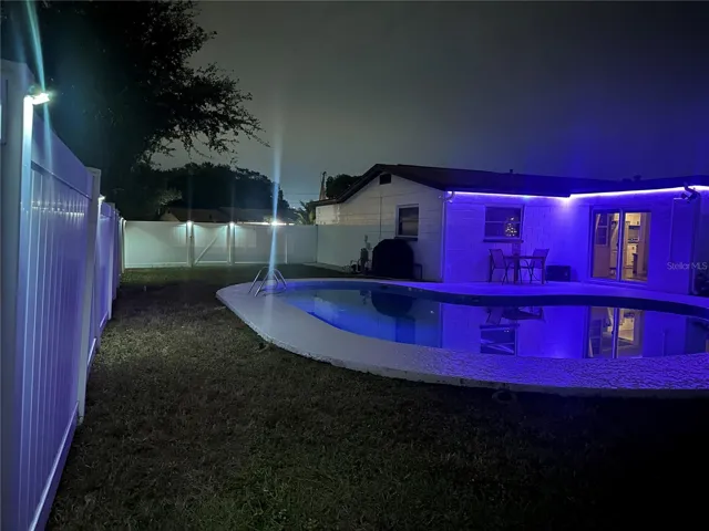 night pool