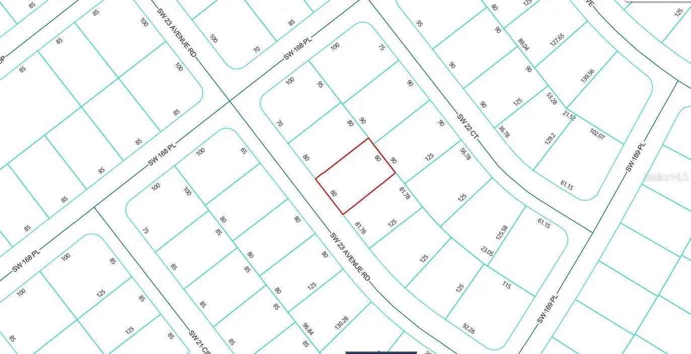 Lot dimensions