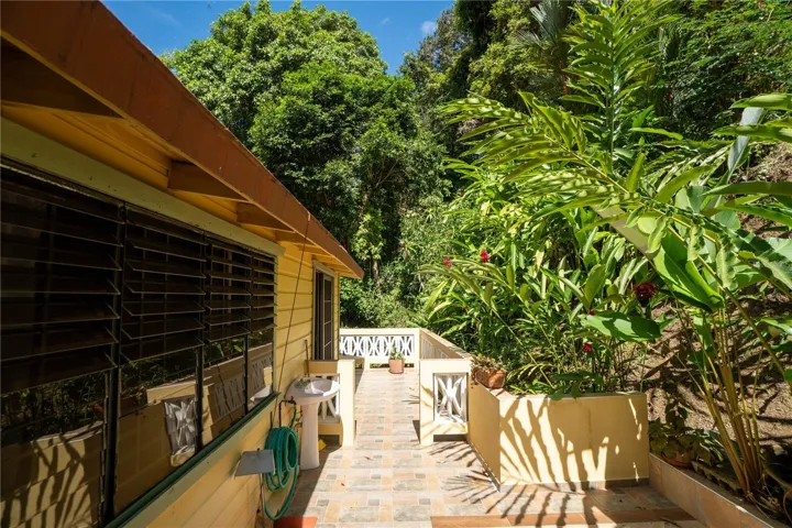 Side terrace
