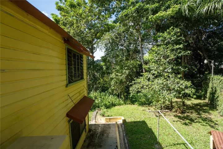 back of property