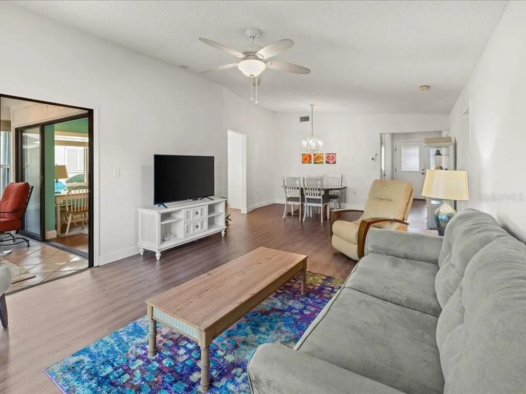 Living Room with partial view of Lanai