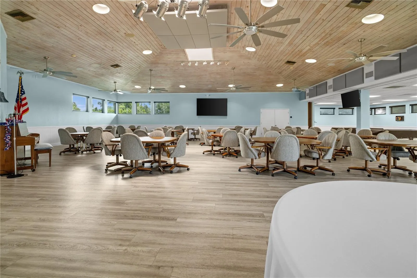 Clubhouse provides ample room for the many activities scheduled there.