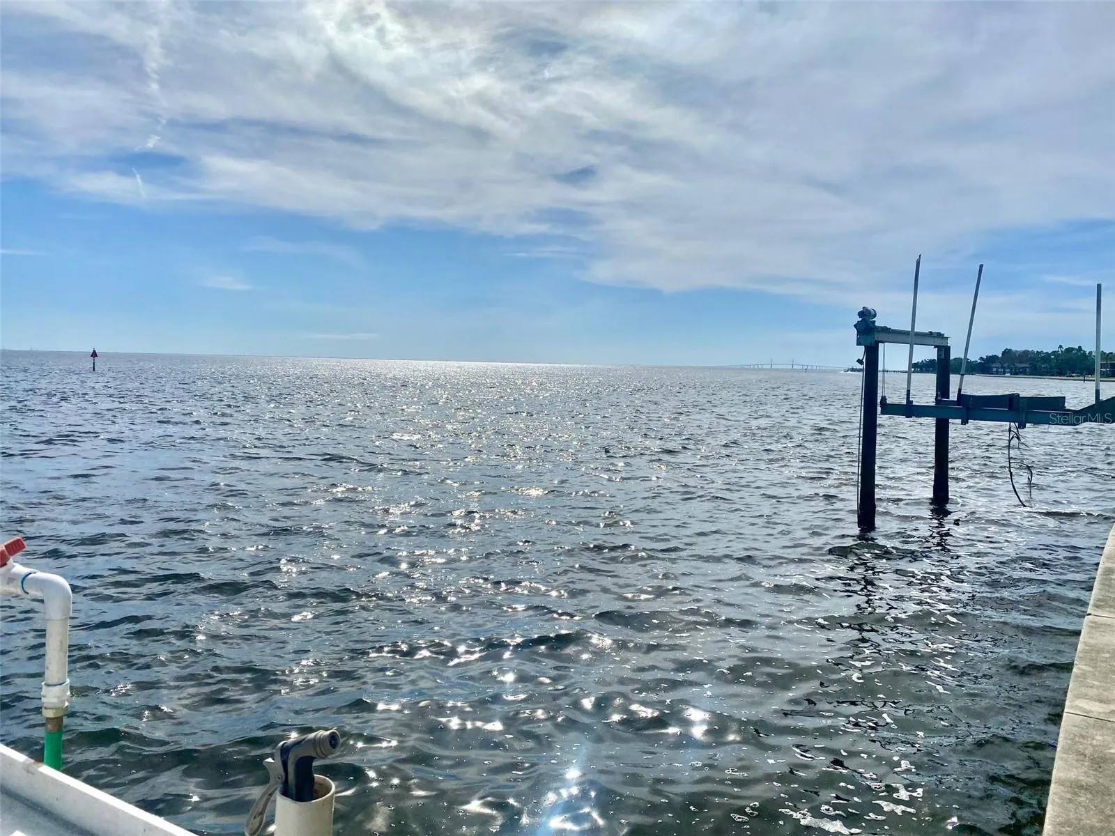 Fish cleaning station at the end of the dock