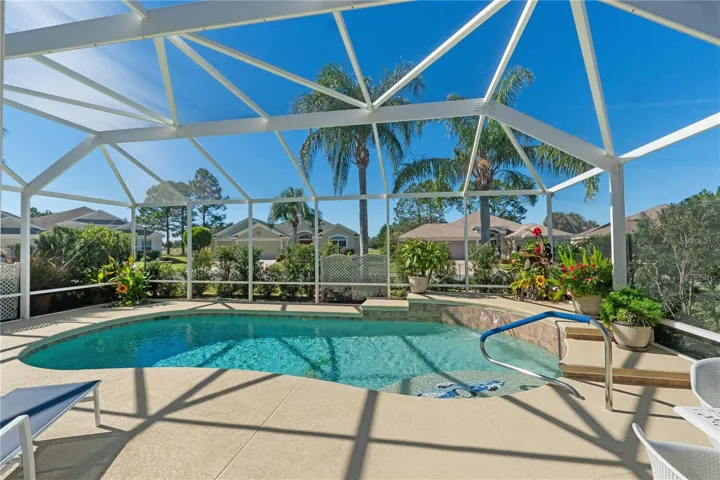 Saltwater heated Pool