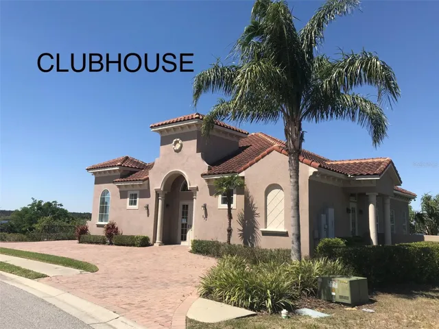 Clubhouse on lake
