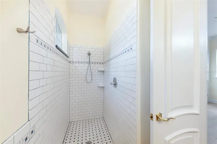 Guest suite shower.