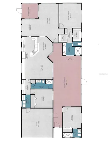 Floor plan show-casing this highly desirable designed home.