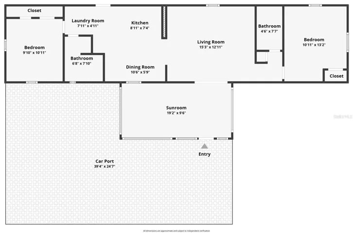 Floorplan. All measurements to be verified by Buyer and Buyers Agent.