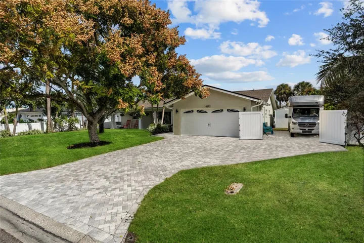 Front of home showing RV Parking
