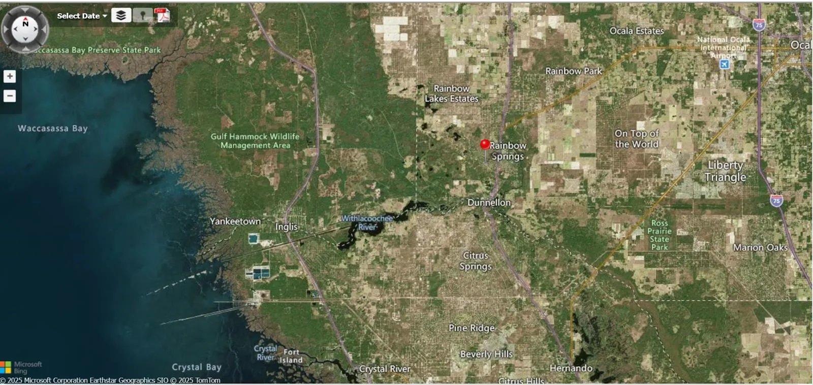 WITHLACOOCHE RIVER & PROXIMITY TO THE GULF