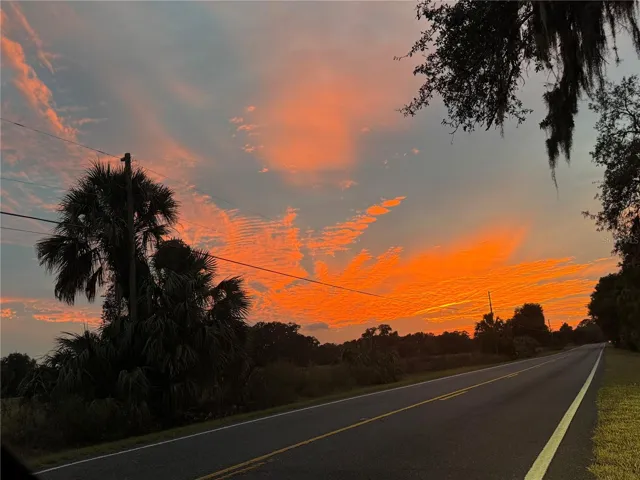 SUNSET LOOKING SOUTHWEST FROM DUNNELLON