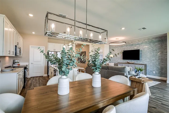 virtually staged/model home