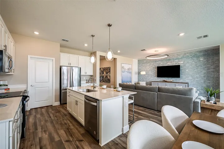 virtually staged/model home