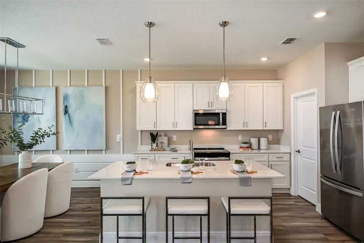 virtually staged/model home