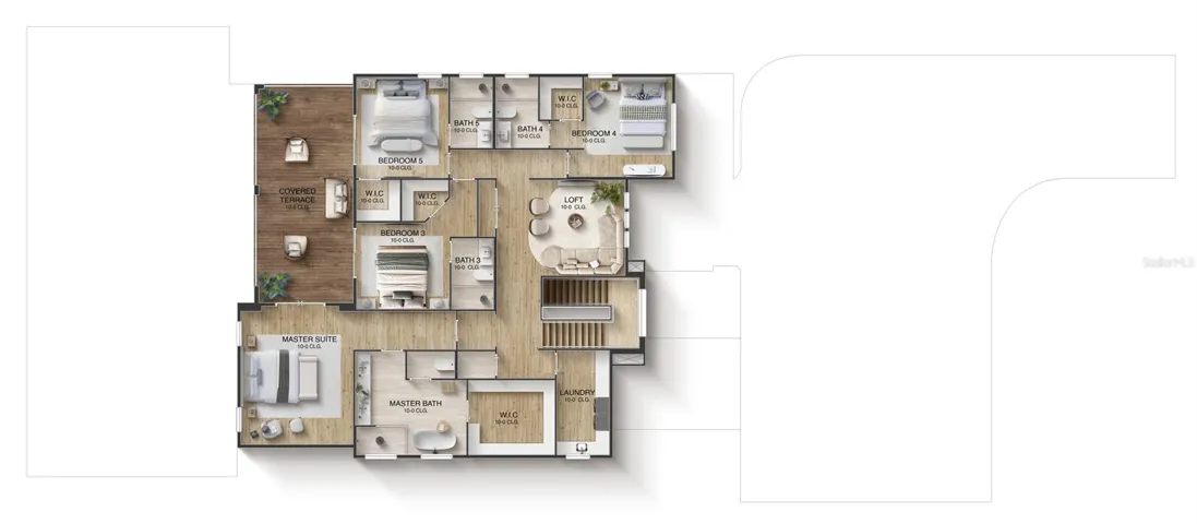 All renderings are for visual purposes only and are intended to provide a general illustration. Actual features, finishes, and dimensions may vary.