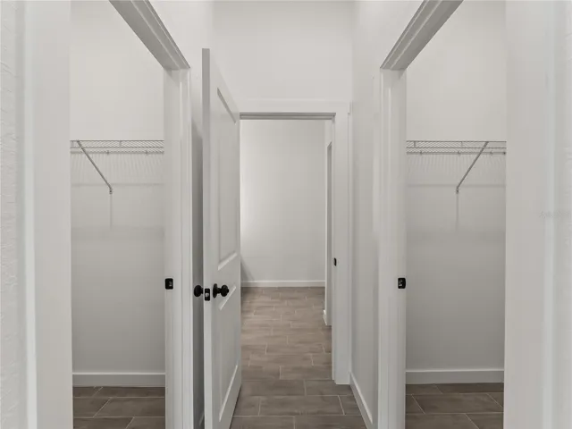 Primary Bedroom hallway into Bathroom
