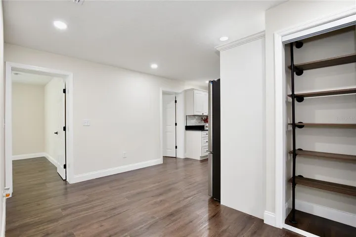 Pantry into Kitchen
