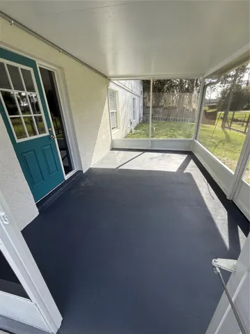 Patio with separate entrance to in law suite