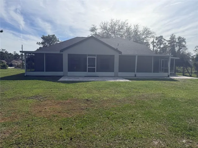 Back of home
