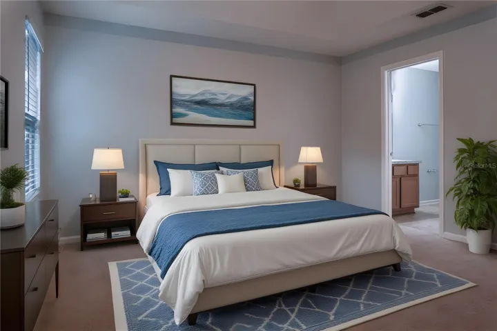 Virtual staged- Master Bedrooom