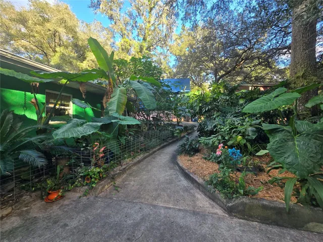 Rear of home