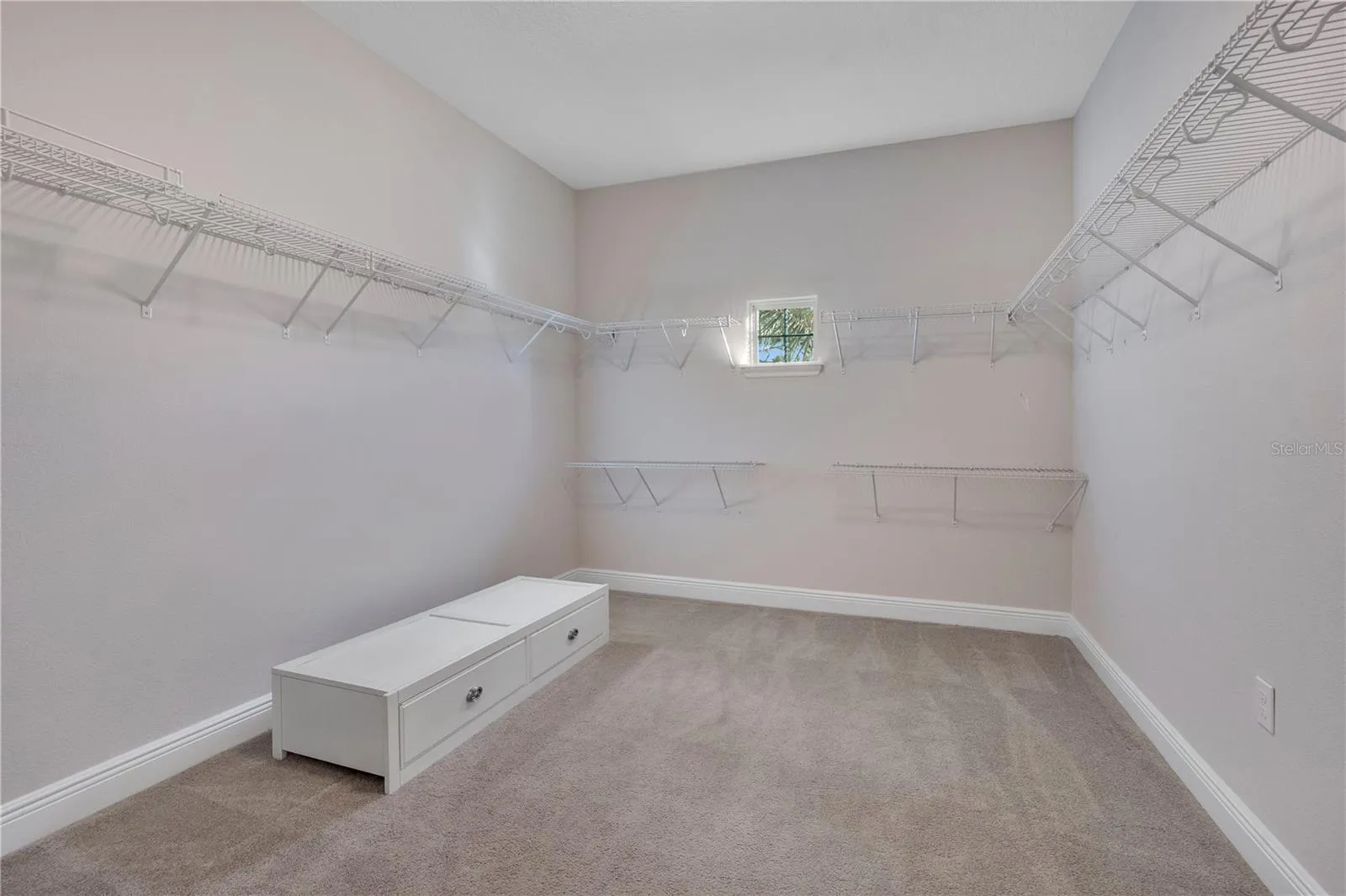 Primary upstairs walk in closet
