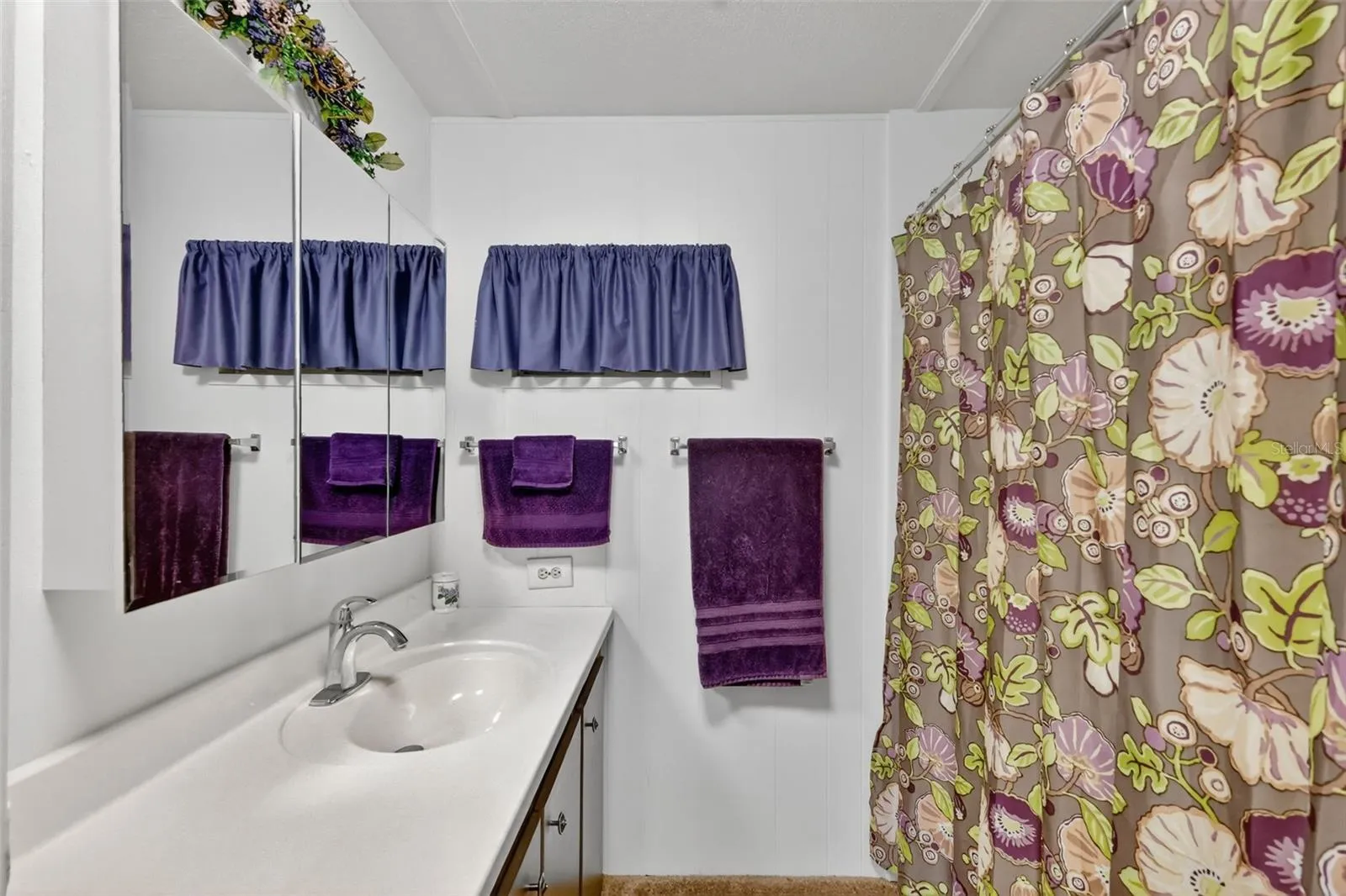 primary bathroom tub and shower
