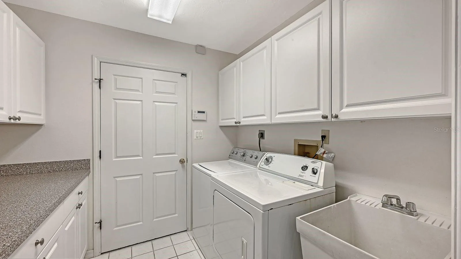 Interior laundry room for added convenience