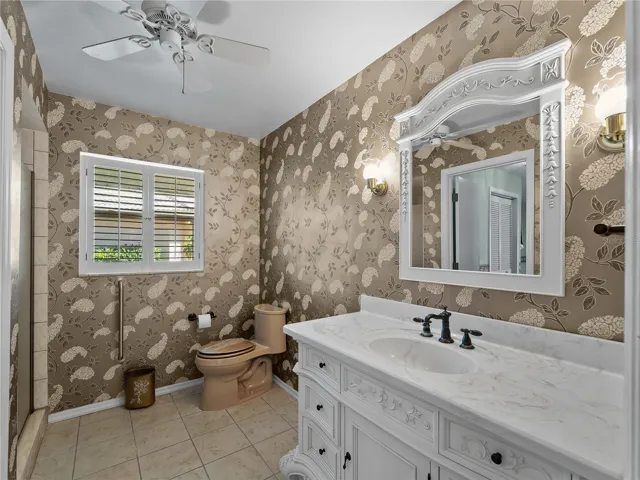 Shared bathroom.