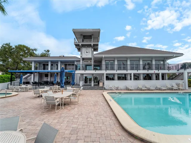 Community center pool.