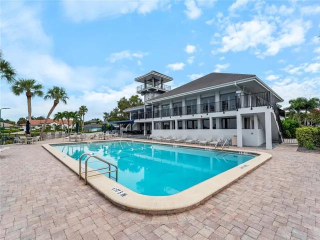 Community center pool.