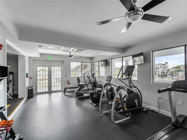 Community center fitness.