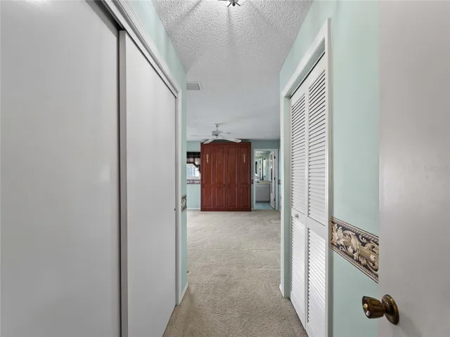 Primary bedroom closets.