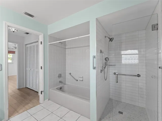 Primary bathroom.