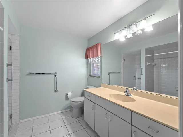 Primary bathroom.