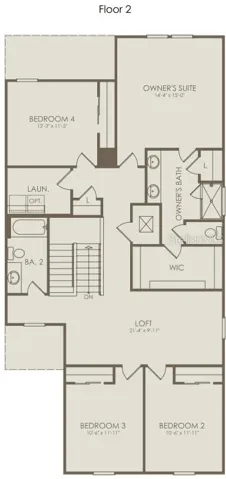 Floor Plan - Floor Two