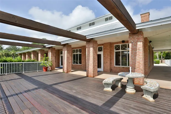 Community Clubhouse deck area