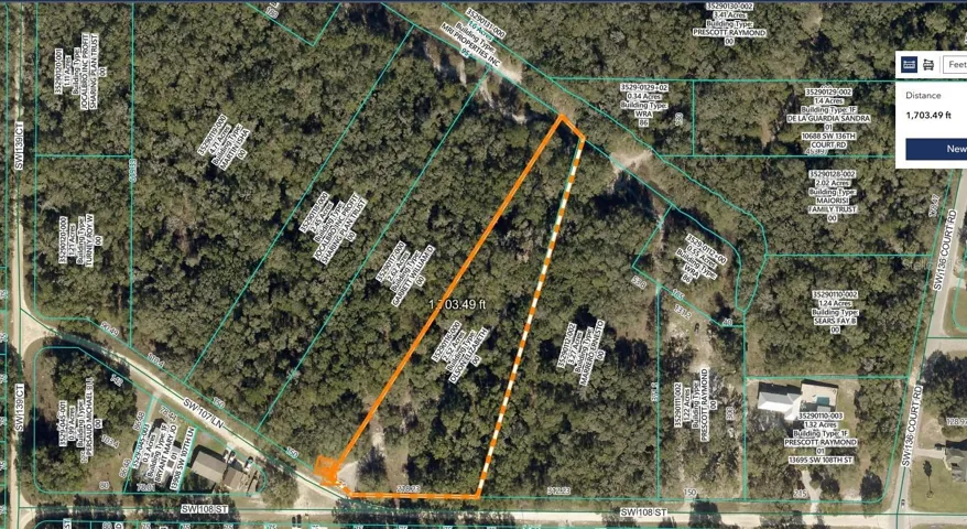 2.52 Acres Shown Aerial View Of Lot