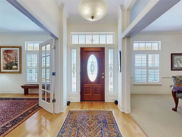 Foyer view towards front door