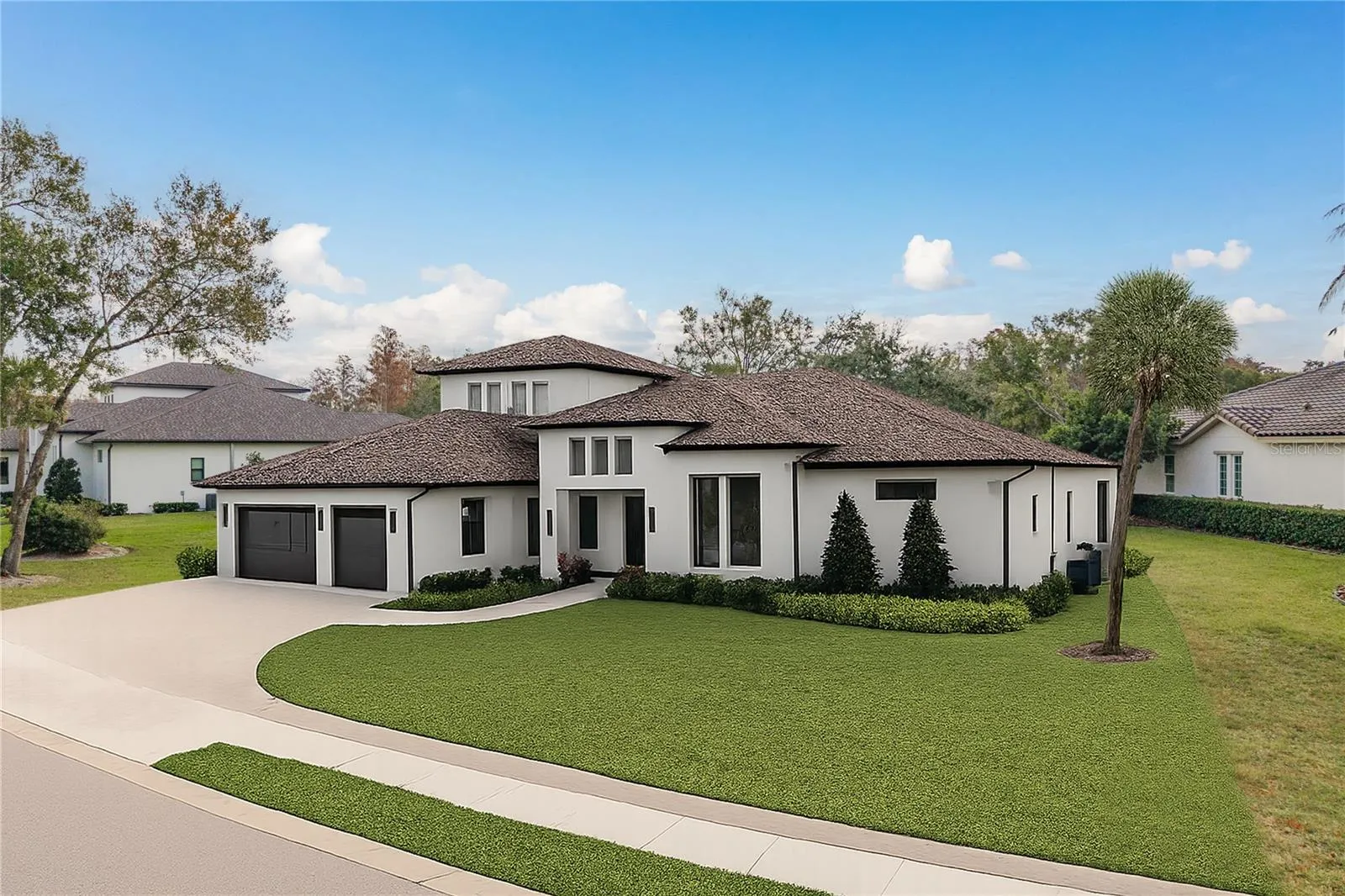 Builder rendering of actual home in the neighborhood