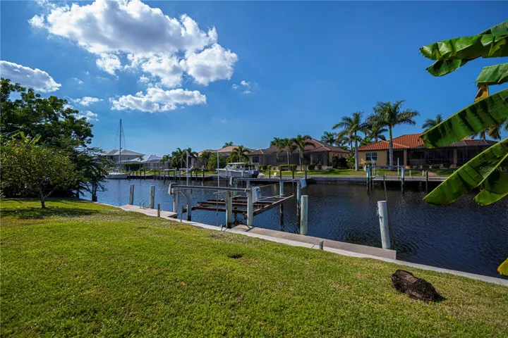 Additional Backyard Space with access to Dock and Boat Lift
