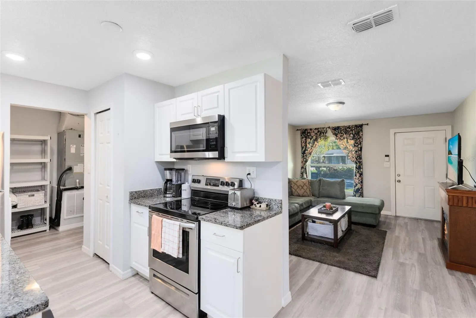 Kitchen/Family room view.